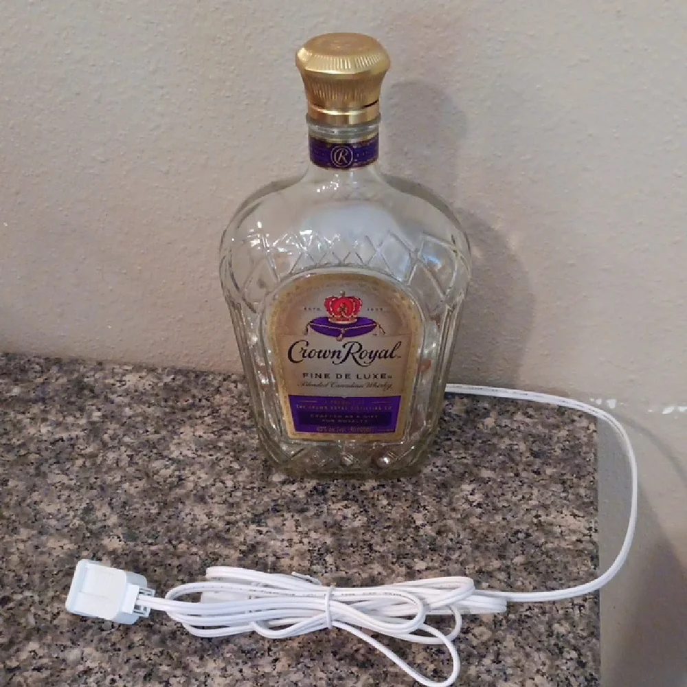 Crown Royal Lighted Lamp Bottle